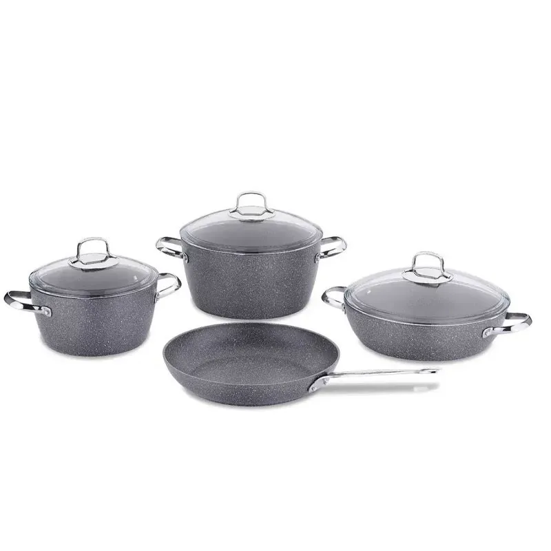Set 7 Pièces KORKMAZ NEA GRANIT / Gris /  A2892