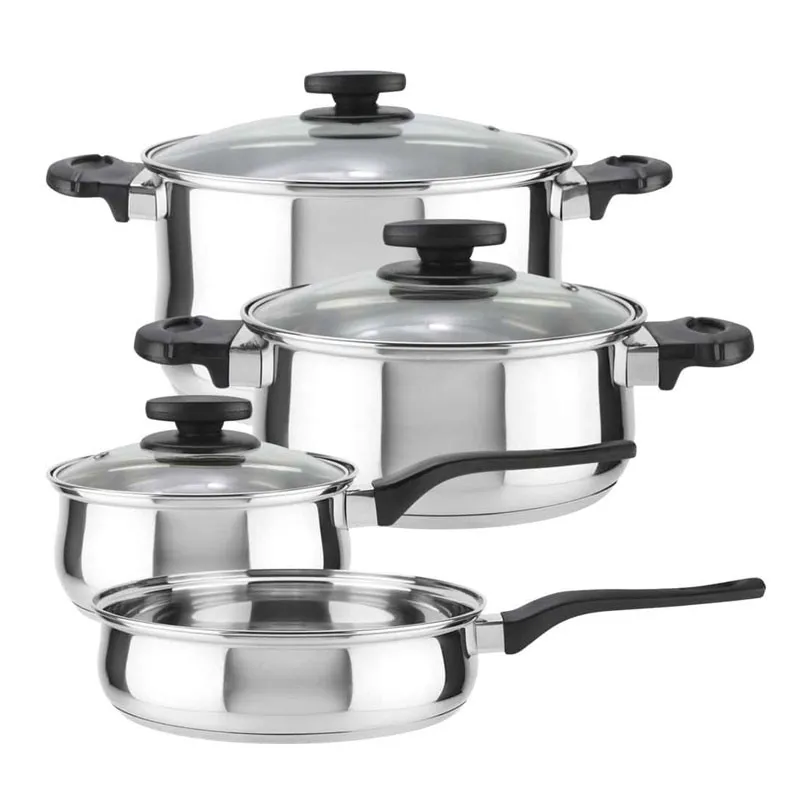 Set De Cuisine MAGEFESA 16CM+24CM+18+24CM 7 PIECES -INOX