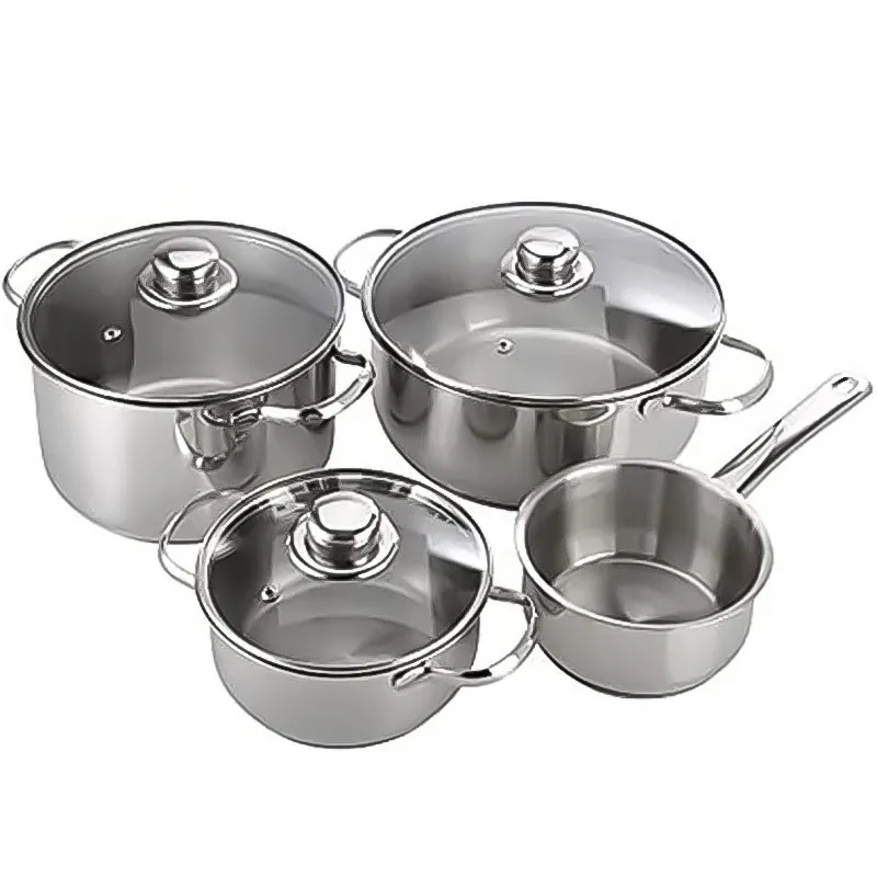 Set De Cuisine MAGEFESA 20CM+24CM+16+14CM 7 PIECES -INOX