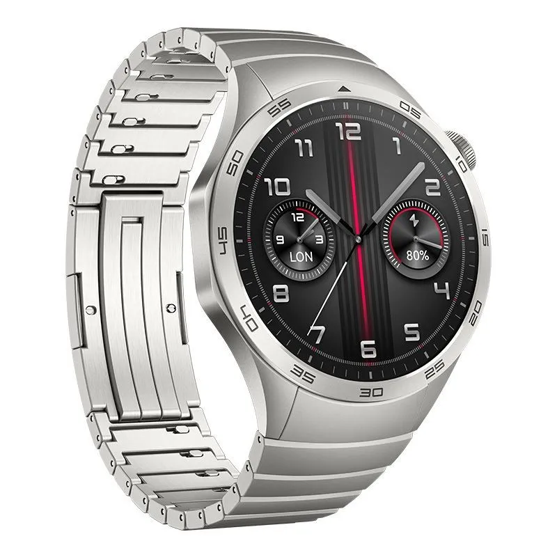 SMART WATCH Huawei Watch GT4 / Phoinix-B19M / Titanium Avec BAND 8 + FREEBUDS SE Gratuits