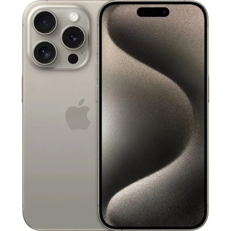 Smartphone Apple iPhone 15 Pro / 5G / 8 Go / 128 Go / Titane Naturel