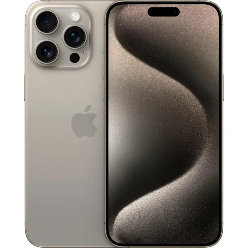 Smartphone Apple iPhone 15 Pro Max / 5G / 8 Go / 256 Go / Titane Naturel