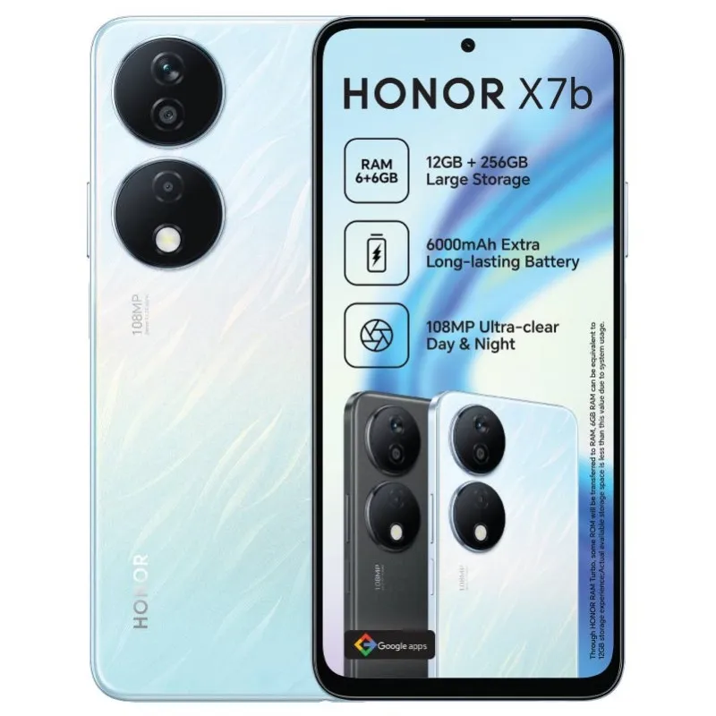 Smartphone HONOR X7b / 6 Go / 256 Go / Silver