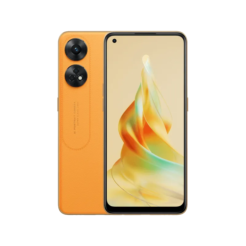 Smartphone Oppo Reno8 T / 4G / 8 Go / 256 Go / Orange + Abonnement Offert