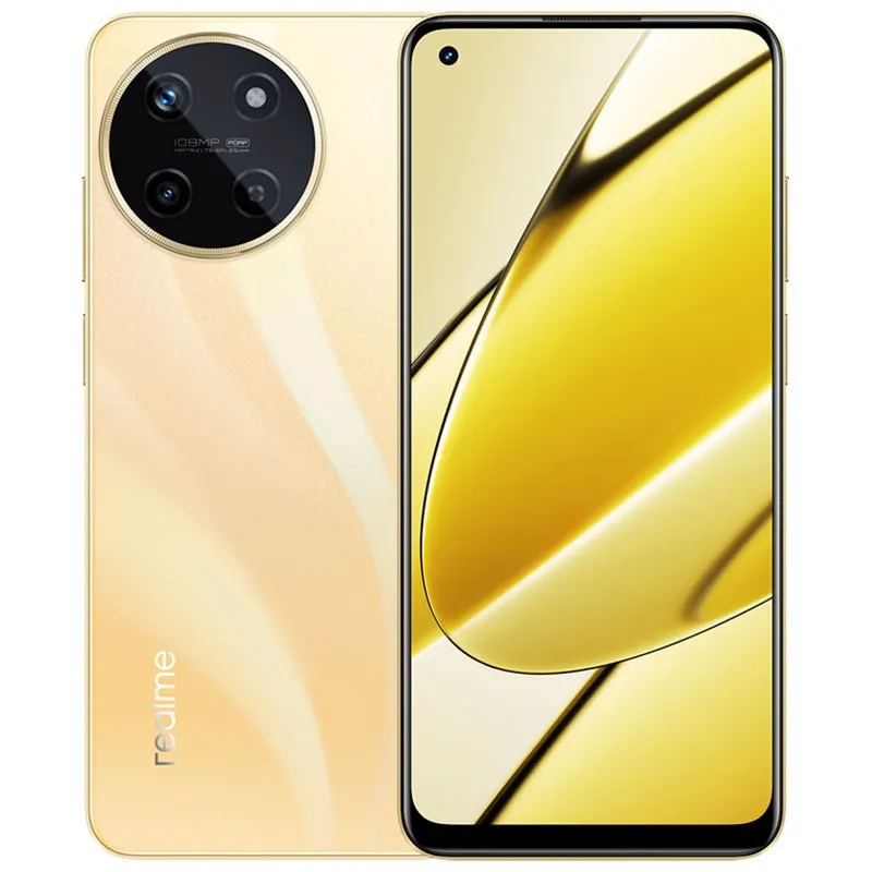 Smartphone Realme 11 4G / 8 Go / 256 Go / Gold + Un Abonnement Offert