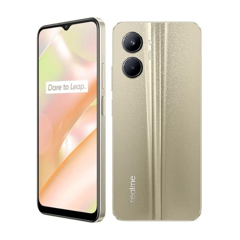Smartphone Realme C33 / 4 Go / 128 Go / Gold + Un Abonnement Offert