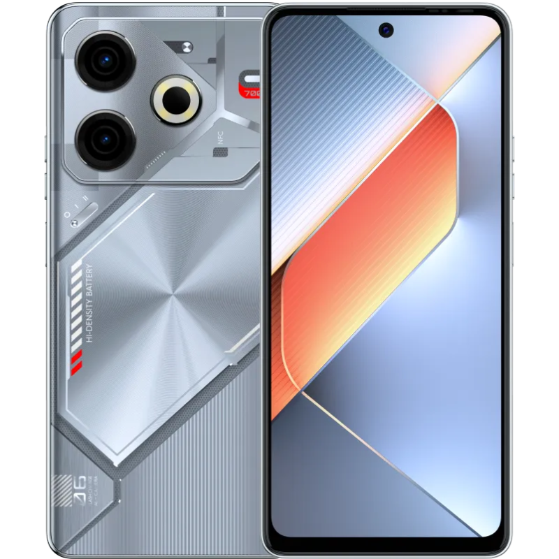 Smartphone TECNO POVA 6 NEO / 8 Go / 256 Go / Silver