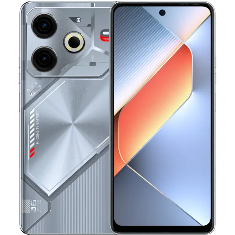 Smartphone TECNO POVA 6 NEO / 8 Go / 256 Go / Silver