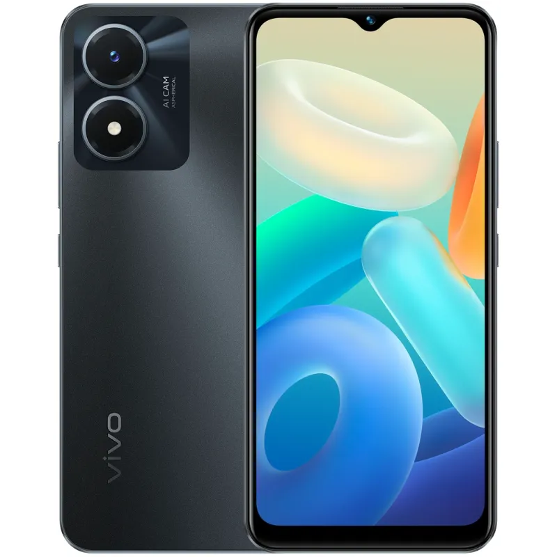 Smartphone Vivo Y02S / 3 Go / 32 Go / Noir