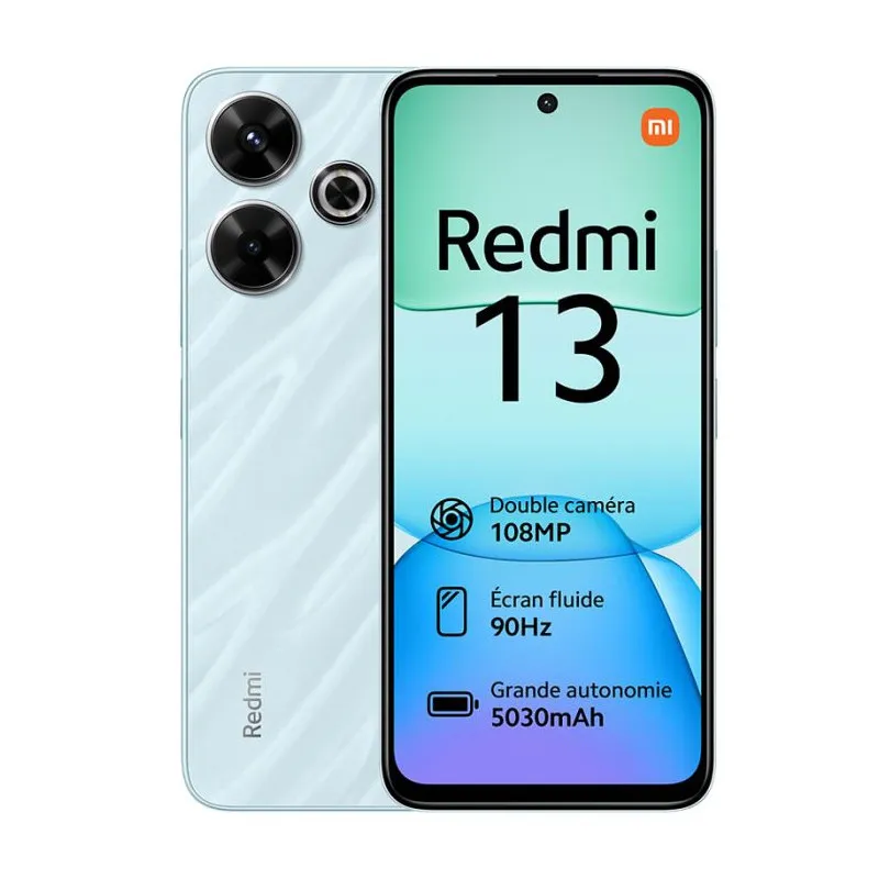 Smartphone XIAOMI Redmi 13 8 Go 256Go - Bleu