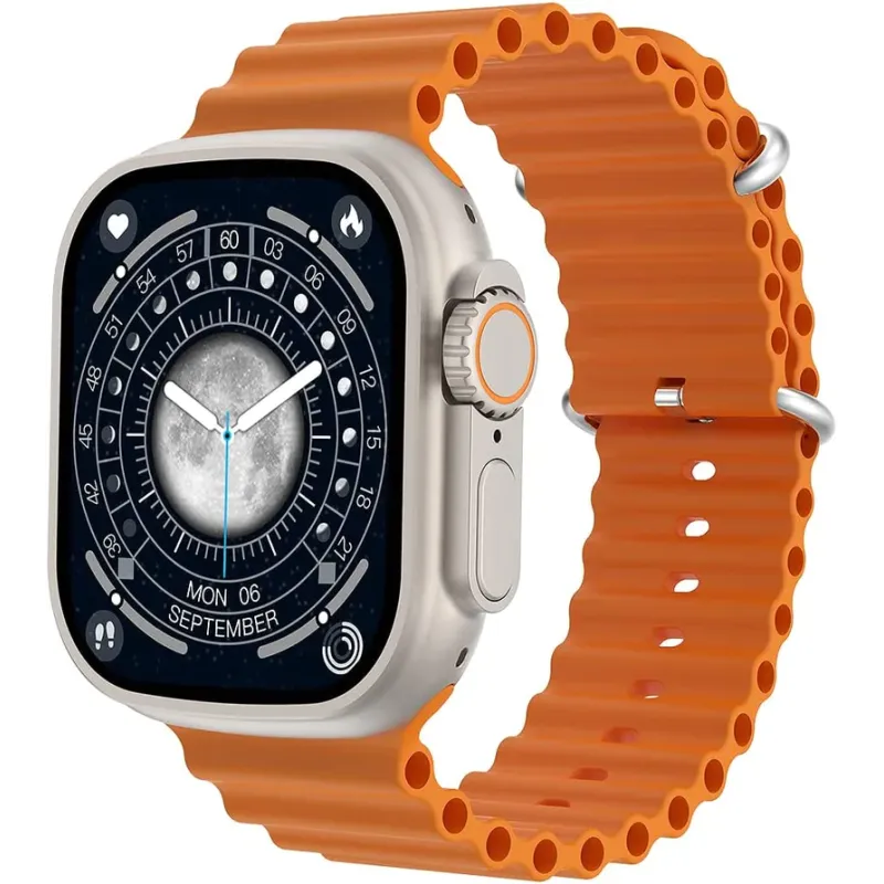Smartwatch 8 Ultra multifonction SW8 PRO MAX / Orange et Noir