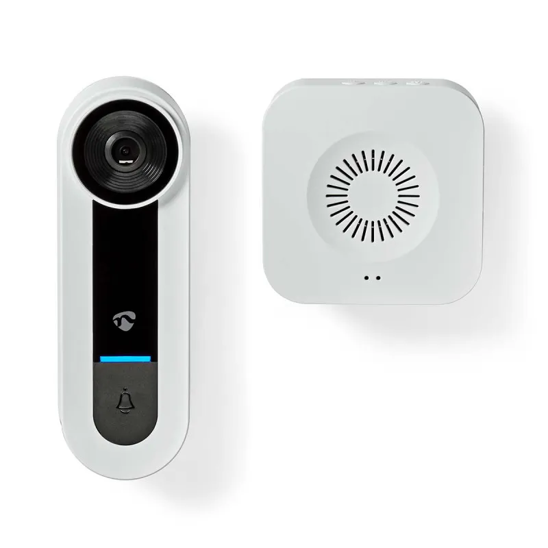 Sonnette vidéo SmartLife Wi-Fi / Avec détecteur de mouvement / Blanc