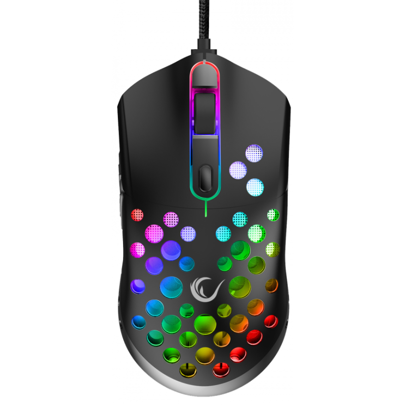 Souris Gaming Rampage Rocket SMX-R66 - 12000 dpi - RGB