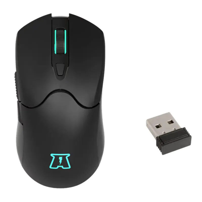 Souris Gaming Sans Fil Akuma Otaku M04wl / 7 couleurs / Noir