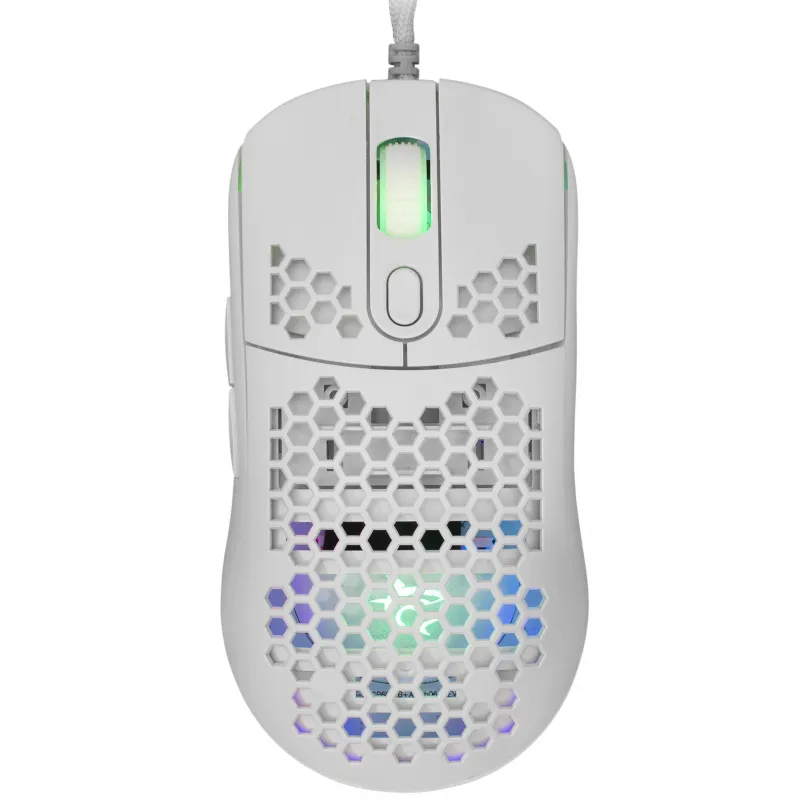Souris Gaming White Shark GALAHAD GM-5007 / 6400 dpi / Blanche