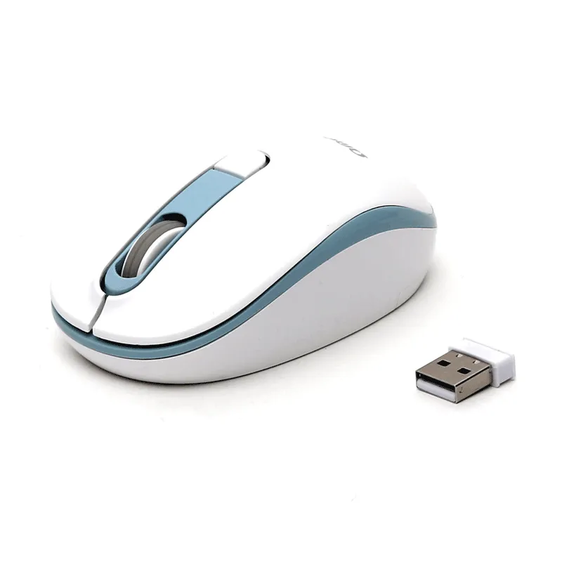 SOURIS OMEGA SANS FIL 1600DPI Blanc/bleu
