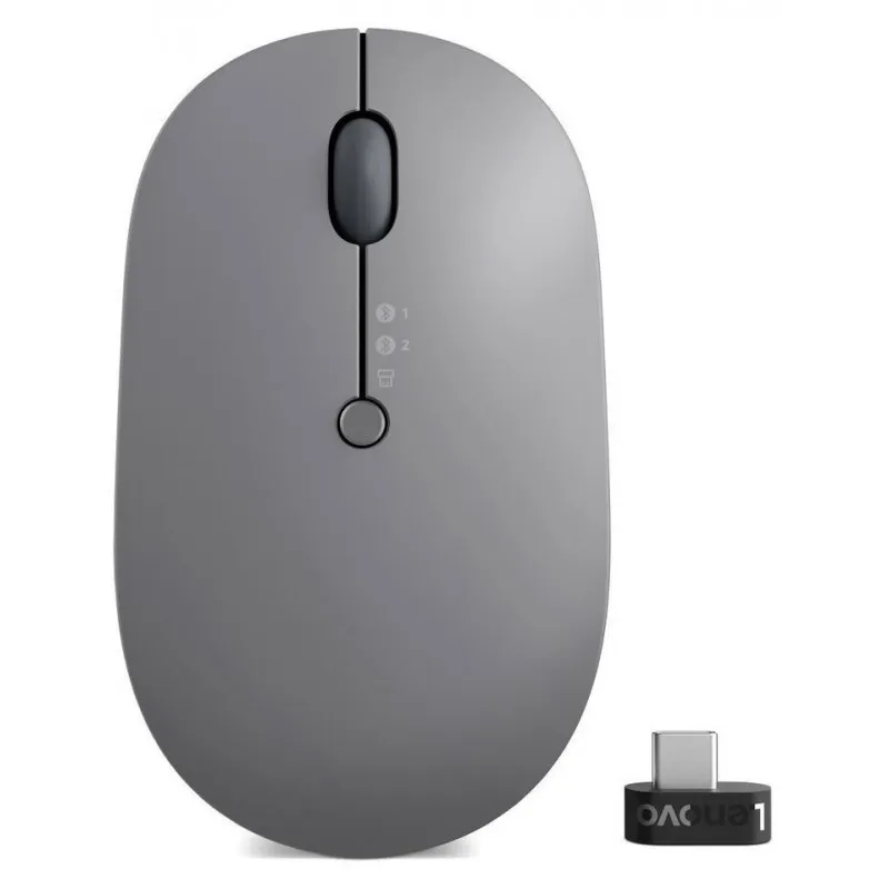 Souris Sans fil multipériphérique Lenovo Go / Noir orage