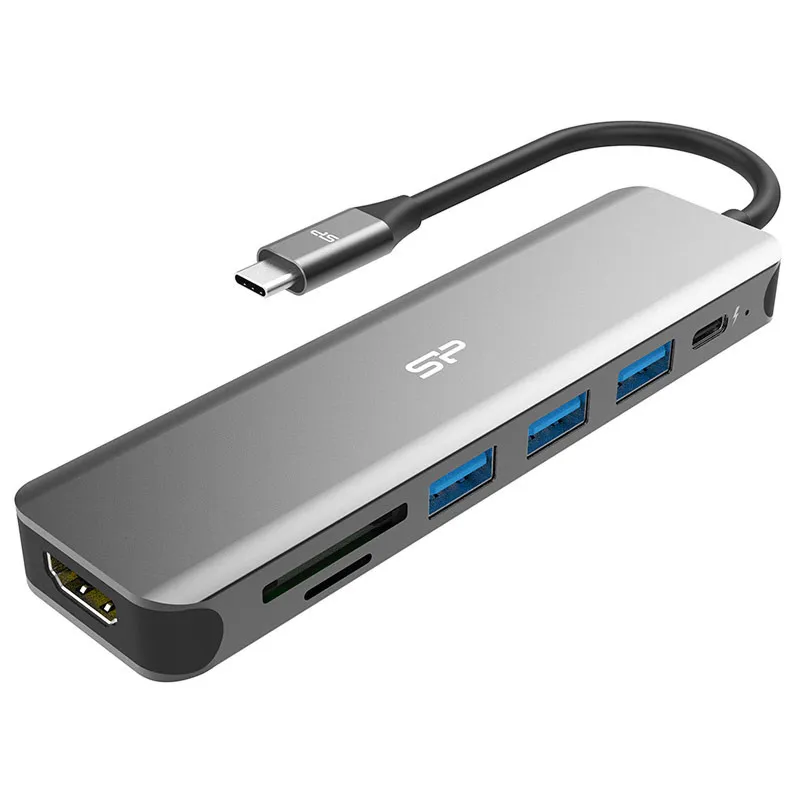 Station d'accueil Silicon Power Boost SU20 USB-C 7EN1