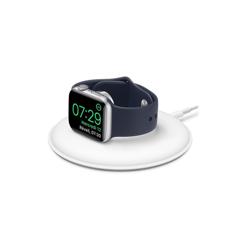 Station de charge magnétique pour Apple Watch / Blanc