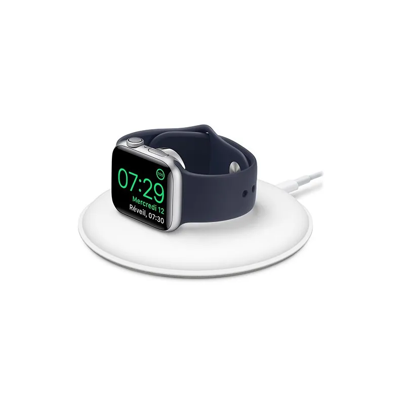 Station de charge magnétique pour Apple Watch / Blanc