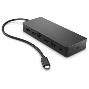 Station multiport USB-C universel HP / Noir