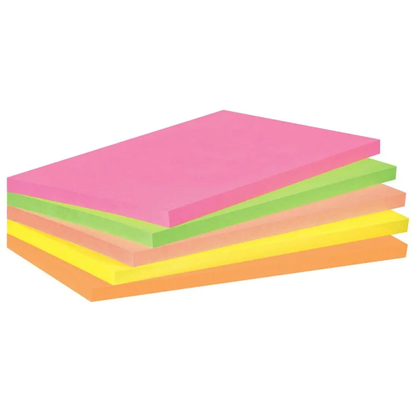 Stick Note 100 Feuilles 76 x 127 mm / 5 couleurs