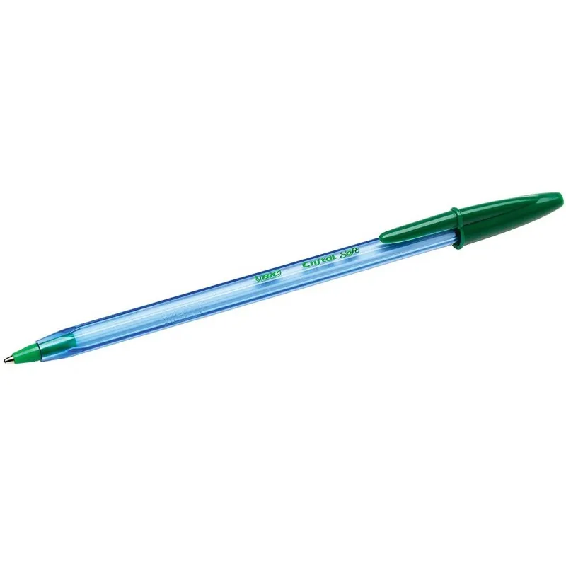 Stylo à bille BIC Cristal Soft 1.2mm / Vert