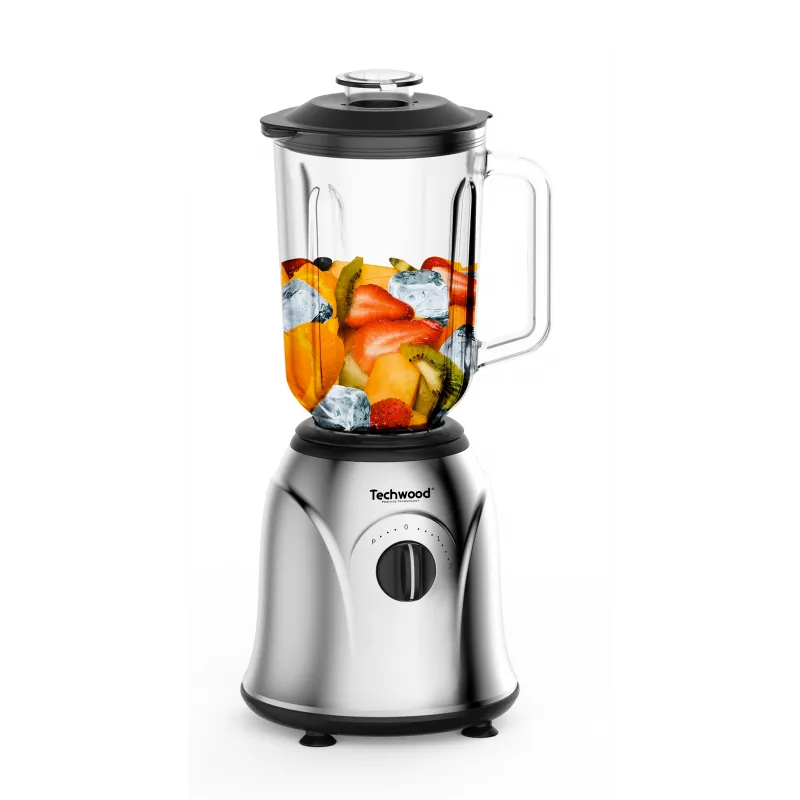 Super Blender Techwood TBLI-1060 Inox et Verre / 1.5L / 1000W