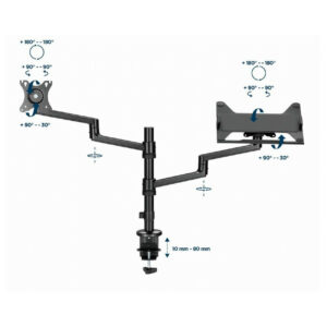 Support De Bureau GEMBIRD MA-DA-04 / 13" - 32"