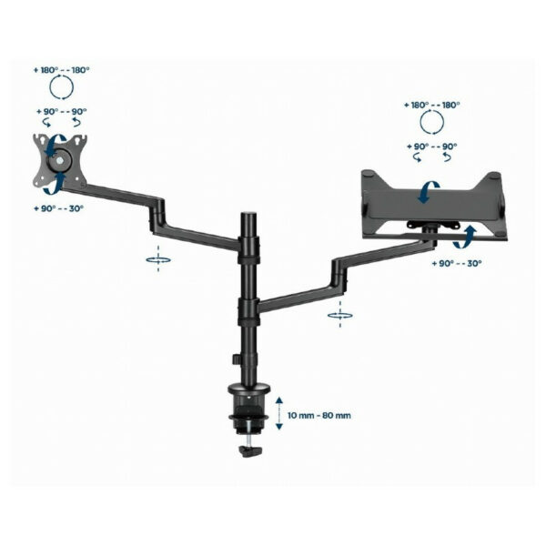 Support De Bureau GEMBIRD MA-DA-04 / 13" - 32"