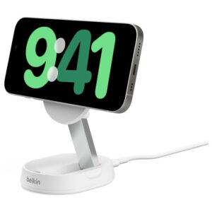 Support de recharge BELKIN BoostCharge Pro Qi2 et pliable (15 W) BLANC