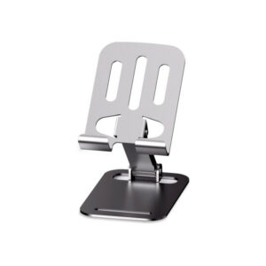 Support pliant multi-usages antidérapant aluminium KSIX Pour Smartphone / 180° / Noir