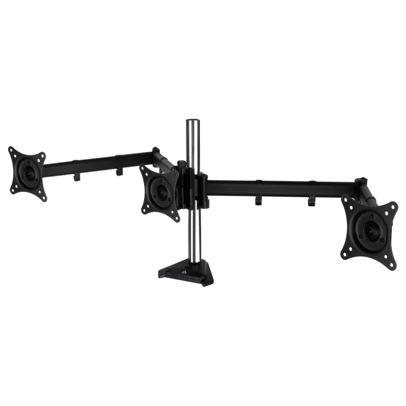 SUPPORT POUR MONITEUR ARCTIC Z3 PRO (GEN 3) AVEC HUB USB 3.0 / NOIR MAT