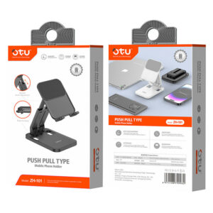 support telephone et tablette OTU pour bureau COULEUR NOIR