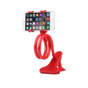 Support universel flexible pour Smartphone / Rotation à 360° / Rouge