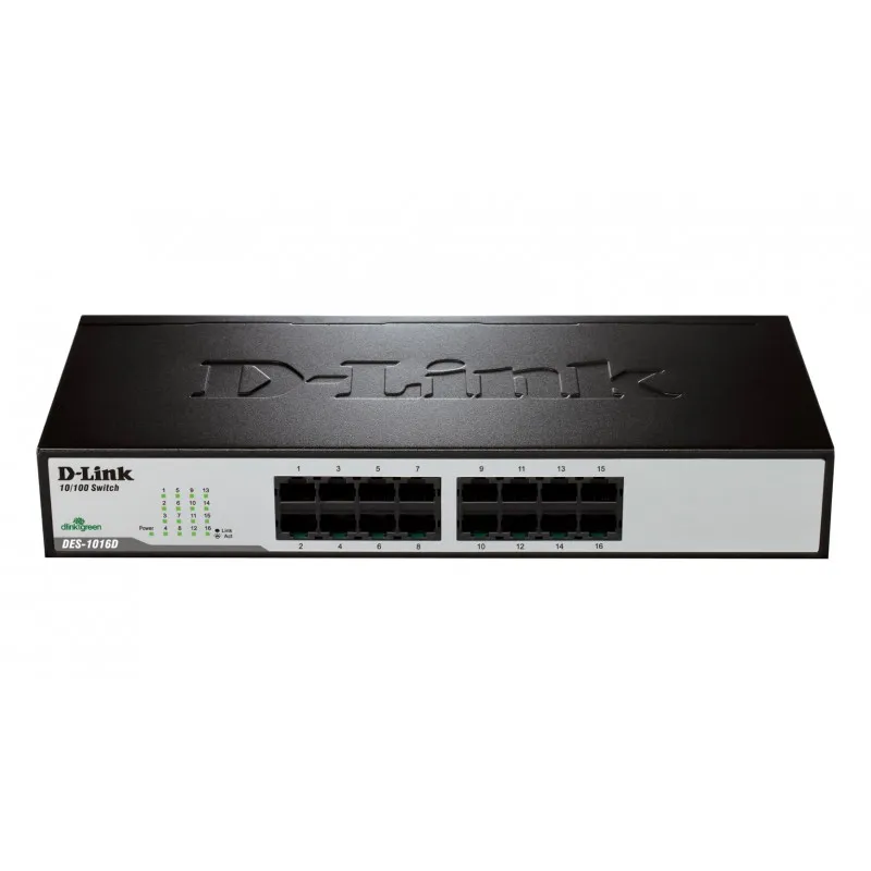 Switch 16 ports 10/100Mbps Base-T
