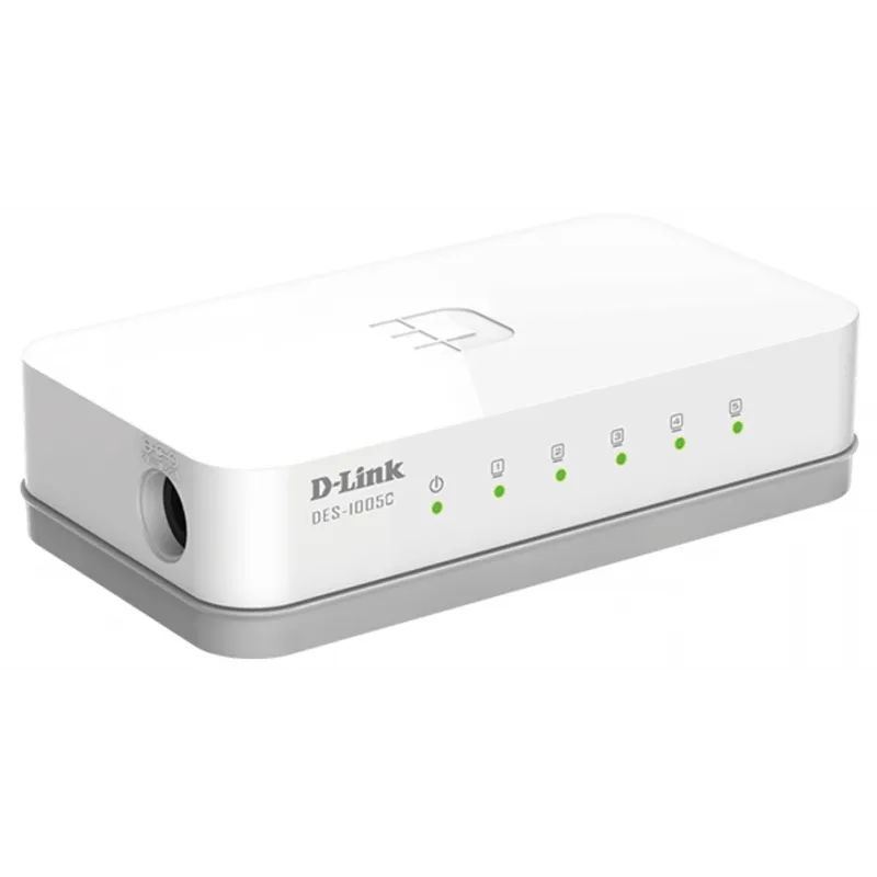 Switch D-LINK 5 Ports 10/100 Mbps