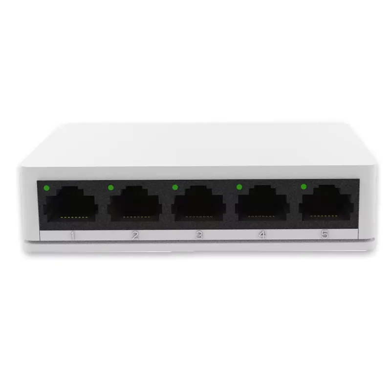 Switch de bureau PIX-LINK 5 Ports 10/100 Mbps / Blanc