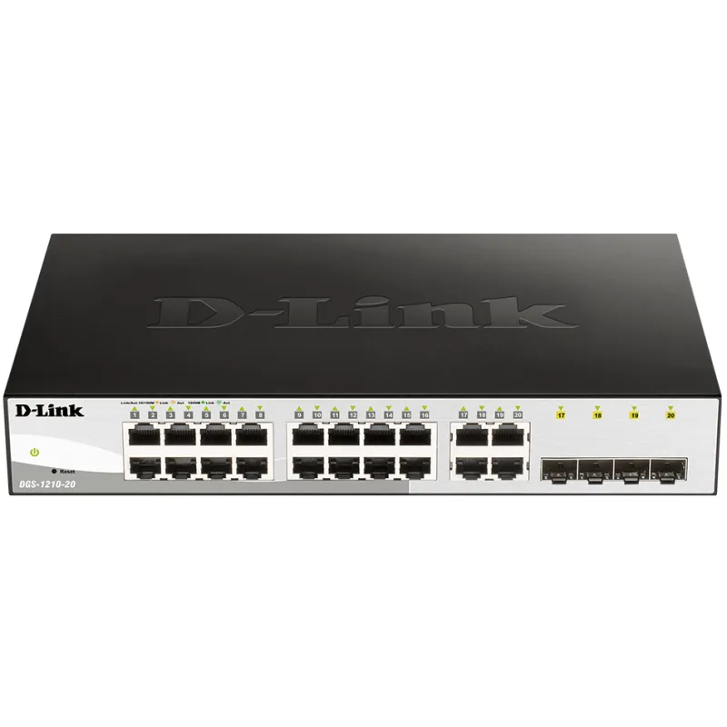 Switch Gigabit D-LINK Smart DGS-1210-20/E / 24 Ports