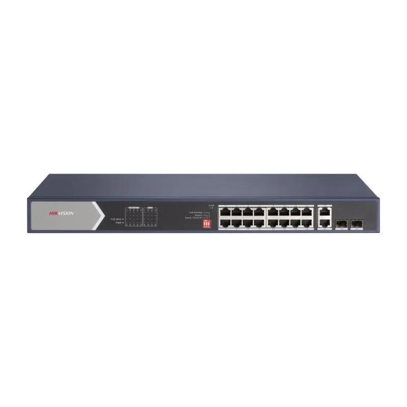 Switch HIKVISION DS-3E0520HP-E 16 Port Gigabit Smart POE / 2 Gigabit SFP