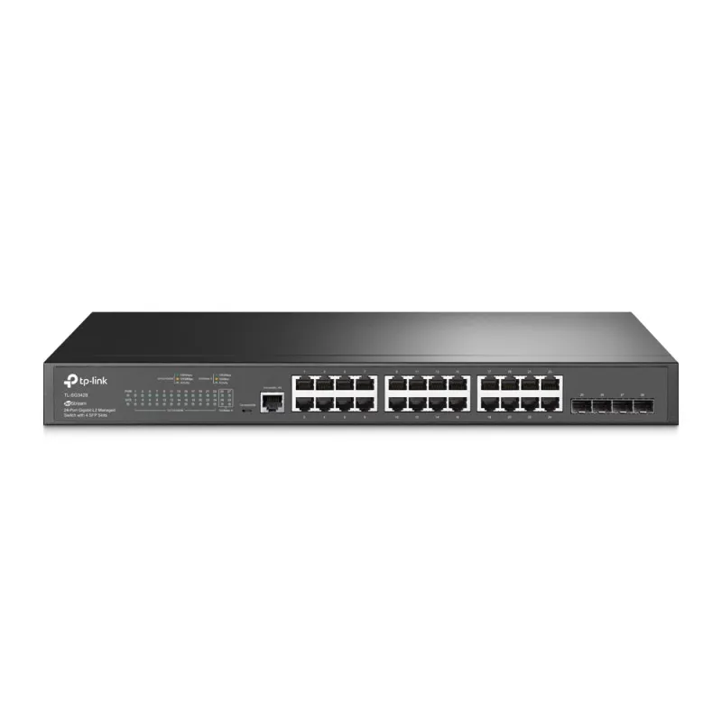 Switch TP-Link JetStream  24 Ports Gigabit niveau 2 + 4 SFP
