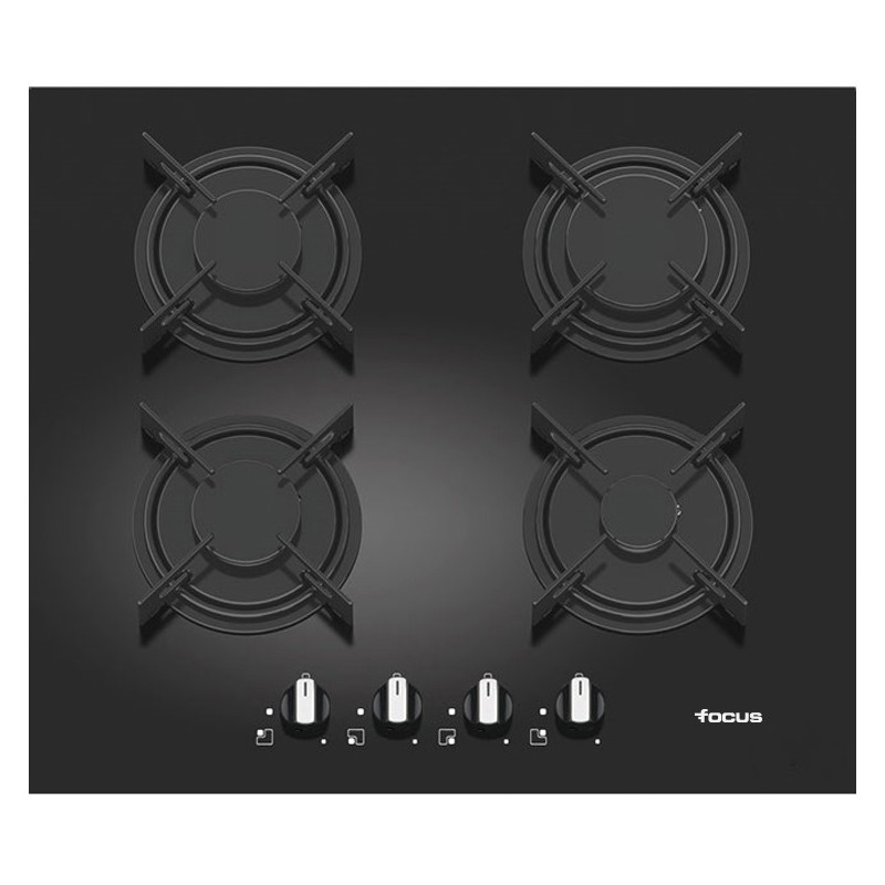 Table de cuisson Encastrable Focus F.409B / 60 cm / Vitro Noir