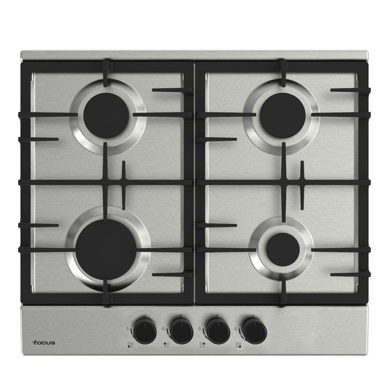Table de cuisson Focus F408X / 60 cm / Inox