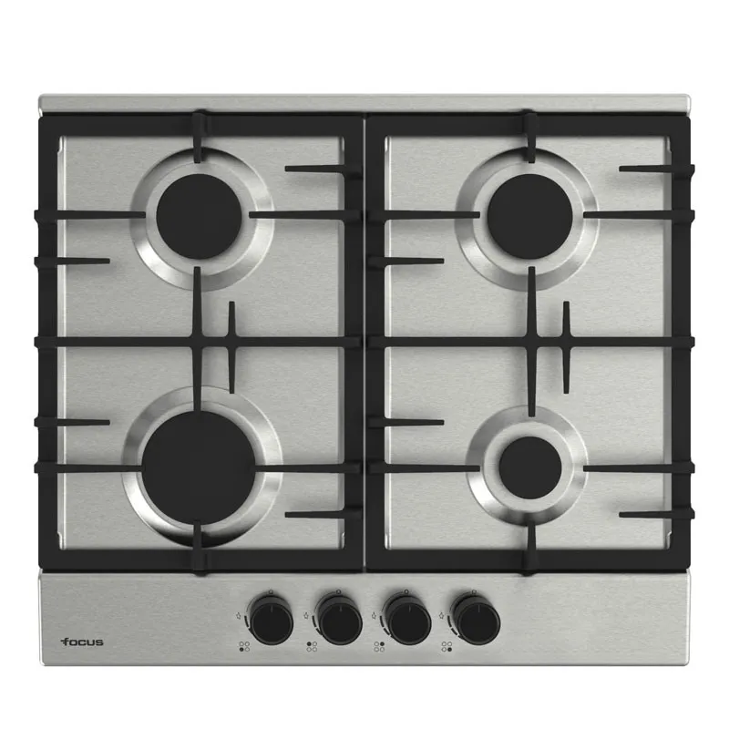 Table de cuisson Focus F408X / 60 cm / Inox