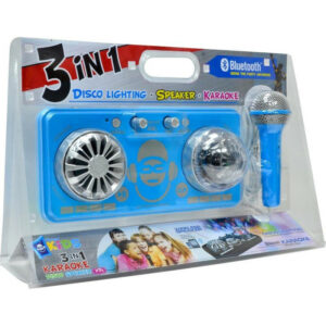 TABLE DE MIXAGE BLUETOOTH AVEC EFFETS LUMINEUX + MICRO IDANCE XD1BL / 5W / BLEU