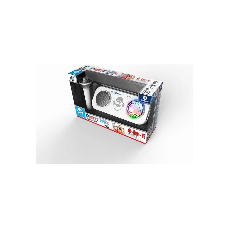 TABLE DE MIXAGE BLUETOOTH DISCO LIGHT IDANCE XD2WH / MICROPHONE / 10W / ROSE