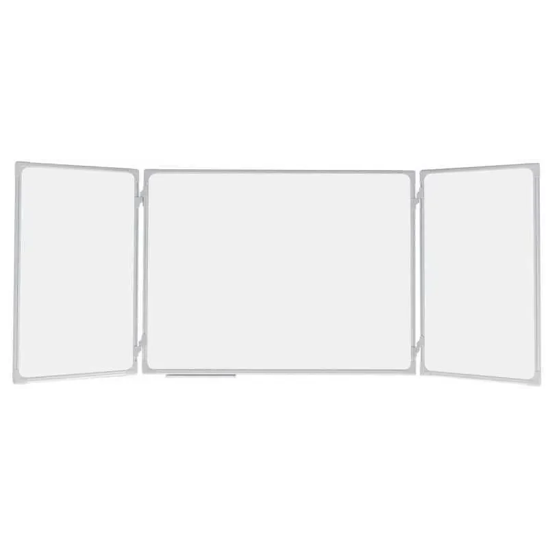 TABLEAU BLANC 2X3 MAGNETIQUE MULTI PANNEAUX / 180 x 120 CM / 360°