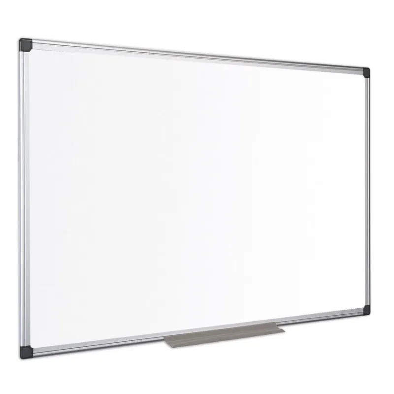 TABLEAU BLANC MAGNÉTIQUE CADRE ALU LAQUE BI-OFFICE 150 X 100 CM