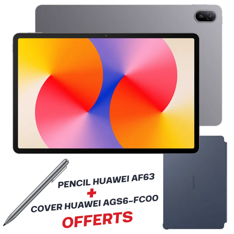 Tablette HUAWEI MatePad SE 11" Wi-Fi / 8 Go / 128 Go / Gris Avec Pencil Huawei AF63 + Cover Huawei AGS6-FC00 Offerts