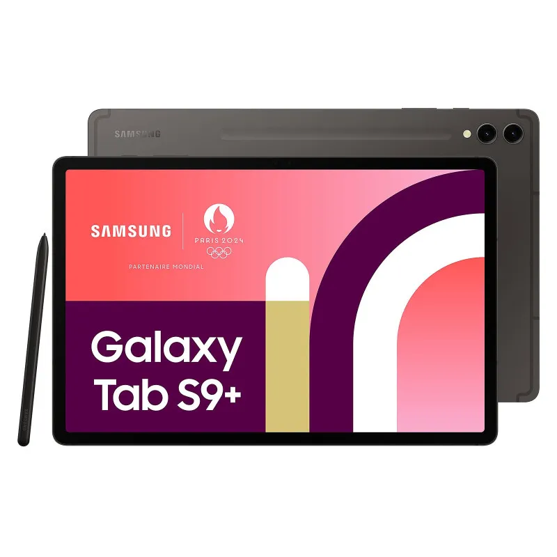 Tablette Samsung Galaxy Tab S9+ 12.4" / 12 Go / 256 Go / 5G / Wifi / Gris